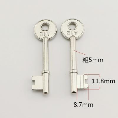 China XinYe Good Quality Wholesale Zinc Alloy Key Blank Normal Key Door Key Blank for sale