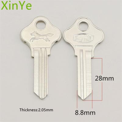 China Iron XinYe Factory Supply Cheap Price Universal Iron Door Key Blanks For Locks for sale