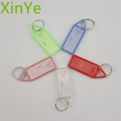 China Keys Plastic XinYe Wholesale Cheapest Price Custom Made Key Tag Label Key Cover Key Chain for sale