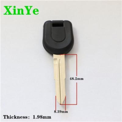 China Hot Sale XinYe Car Key Transponder Chip Shell High Quality Brass Steel Brass Nickel Plated Blank for sale