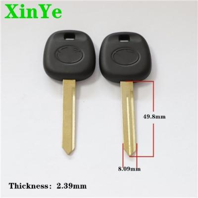 China Good Price Wholesale White Brass Car Key Transponder Transponder Car Key XinYe Shell FOB Shell for sale