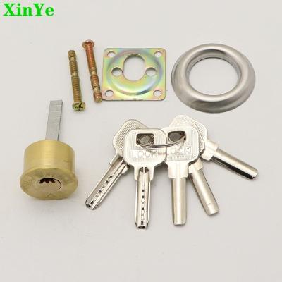 China Apartment XinYe Factory Price High Security Door Key Lock Brass Cylinder for sale