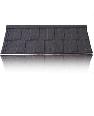 China Shingle Stone Coated Metal Roofing Tile DX51D Material Long Service Life for sale