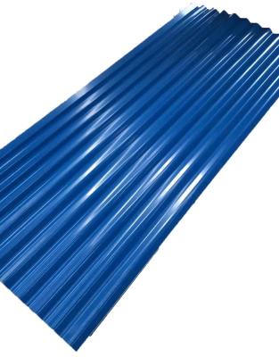 China 20 Gauge Color Corrugated Steel Sheet , Corrugated Galvanized Roofing Long Lifetime for sale