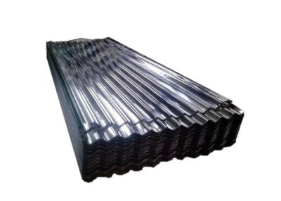 China Silver Color Corrugated Galvanized Steel Roof Panel Elongation 10% - 20% for sale