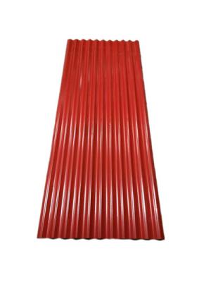 China RAL Color Corrugated Galvanized Steel Roofing Sheet Small / Big spangle for sale