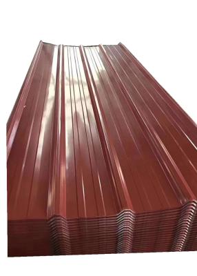 China High Strength Galvanized Corrugated Metal Roofing 508mm Coil ID With PE Surface Protection for sale