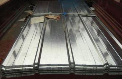 China 16 Gauge Corrugated Galvanized Steel Sheet 1219*2438mm Zinc Coating 275g for sale