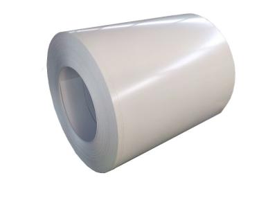 China 0.47mm RAL9016 Prepainted Galvalume Steel Coil 600mm - 1250mm Width Qinyuan for sale