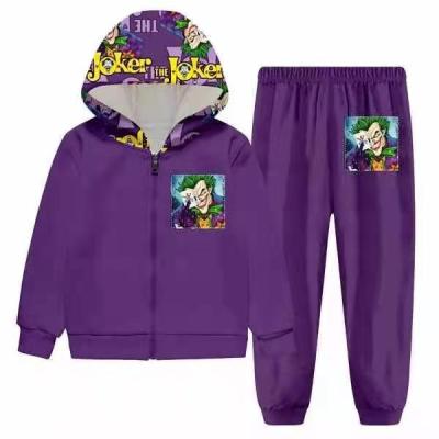 China Wholesale Custom Kids Casual Hoody Jacket and Pants Clothing Set for Boys Girls Winter Velor Kids Hoody Jacket Sets for sale