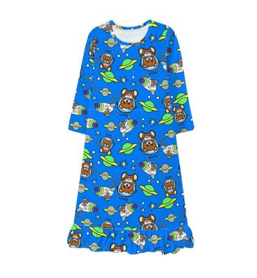 China New Design Heyouj2 Breathable Kids Dress Popular Cartoon Print Kid Fancy Girls Dress Customize 1-16Y Girl Dresses for sale