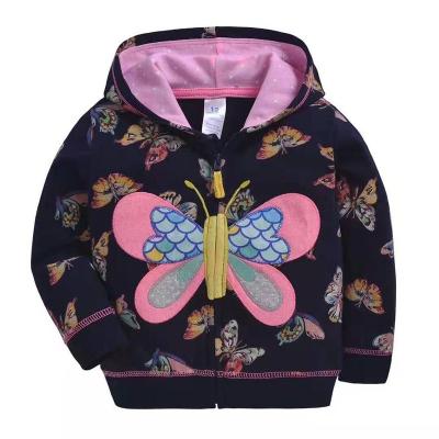 China Breathable Seeler Recommended Guangzhou Coat Jacket 100% Cotton Animals Hoodie Baby Clothes Jacket for sale