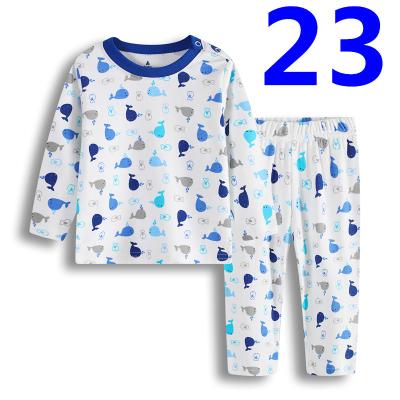 China Fashion Wholesale Price Breathable Baby Clothes Soft Lovely Cartoon Long Sleeve Baby Sleepwear 100% Cotton Boy Pajamas Set for sale