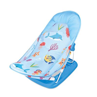 China 2022 New Modern Protective Baby Gear Safe Foldable Baby Shower Chair With Pillow New Design With High Quality Baby Bath Chair for sale