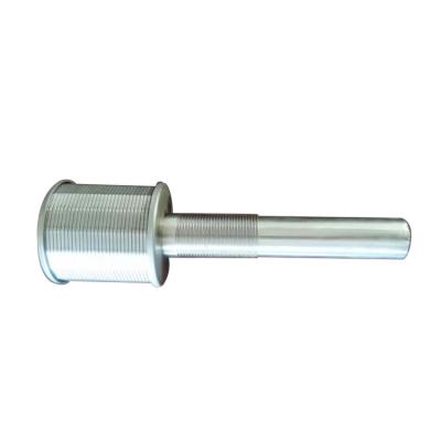 China Industry Filter Screen Nozzle Sieve Supplier Stainless Steel Wedge Wire Screen Filter Nozzle With Wire Coupling for sale