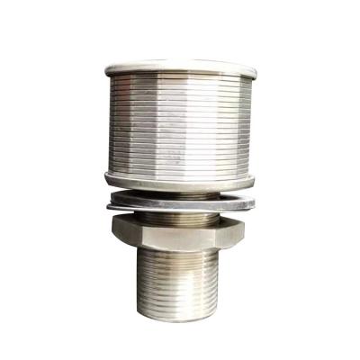 China Industry Filter Strainer Customized Size SS Filter Johnson Wedge Wire Water Treatment Filter Nozzle for sale