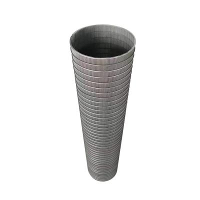 China Factory Supply Resistor Industry Filter Strainer Stainless Steel Mesh Filter Tube Burst Wedge Computer Screen Filter Tube for sale