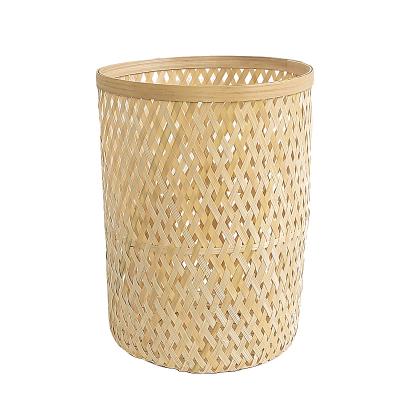 China Handwoven Natural Europe Bamboo Flower Flower Pot Flower Baskets for sale