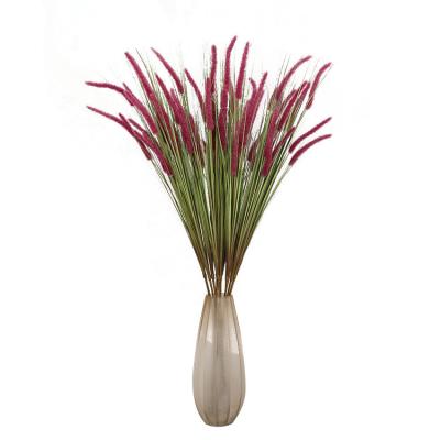 China 5 branch head foxtail simple artificial home interior minimalist decoration decorated with fake flower foxtail for sale