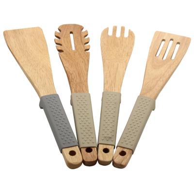 China Amazon Sustainable Success Eco-Friendly Wooden Utensils for Cooking for sale