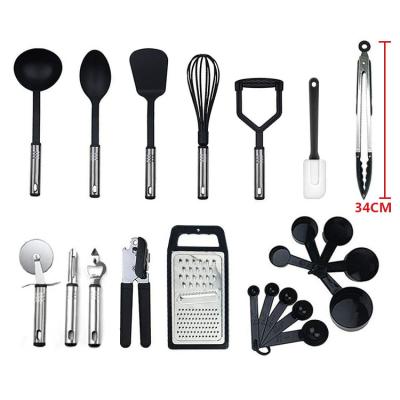 China Custom 22 Pcs Viable High Quality RAYBIN Nylon Stainless Steel Kitchen Tool Kit for sale