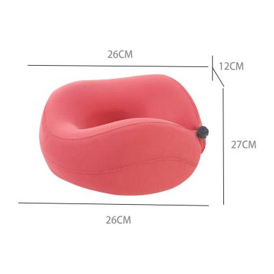 China Viable Relax Memory Foam 100% U Shaped Car Support Custom FOA Filler Neck Travel Pillow Memory Foam Logo Accepted Customized Custom Color for sale