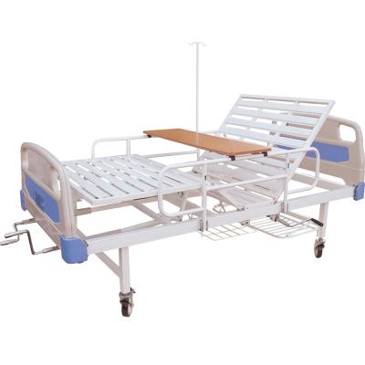 China Disable Hospital Use ABS Metal Hospital Equipment Triple Function Adjustable Folding Orthopedic Bed for sale