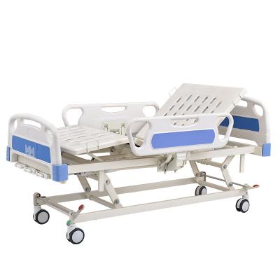 China Hospital Bed Three function medical manual icu bed adjustable hospital bed for sale