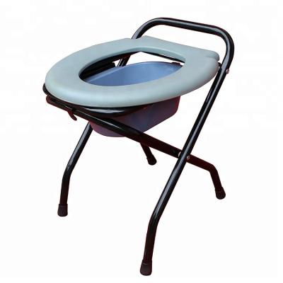 China Elderly Disable Folding Commode Patient Rehabilitation Therapy Potty Toilet Chair Price for sale