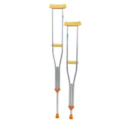 China Axillary Sturdy Walker Low Price Manual Aluminum Alloy Crutches Adjustable for sale