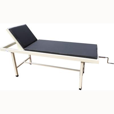 China Commercial Hospital Clinic Furniture Best Frame Metal Steel Construction Medical Examination Bed for sale