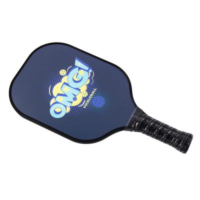 China Custom Outdoor Gifts Usapa Diamond Grain Carbon Fiber Weave pp Honeycomb Pickleball Paddle Racket Pickleball Paddle for sale