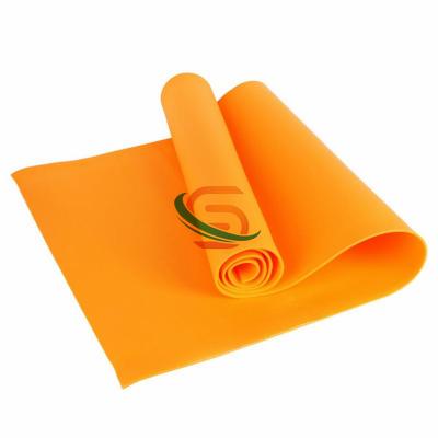 China Hot Selling Foldable 4Mm Eva Indoor Fitness Thickening Moisture-Proof Yoga Mat Non-Slip Tear-Proof Gym Exercise Yoga Mat for sale