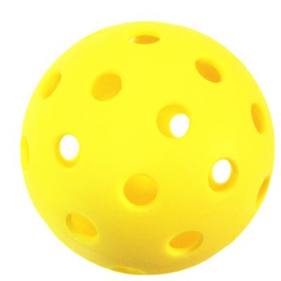 China EVA Indoor Orange Pickleballs with 26 holes and 40 holes for sale