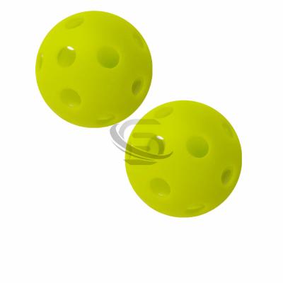 China Plastic Indoor Plastic Baseball Pickleball Practice Baseball - One Dozen (12) for sale