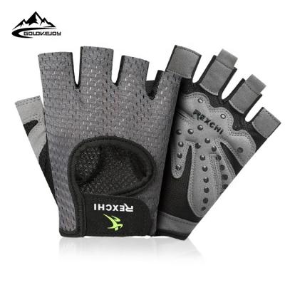 China Professional Gym Sprot Fitness GOLOVEJOY XG08 Net Non Slip Breathable Wear For Weight Sports Training Gloves Men And Women Unisex Fitness Workout for sale