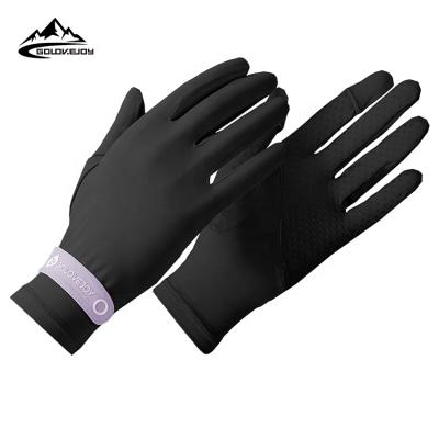 China GOLOVEJOY XG40 Summer Sun Protection Comfortable Custom Silk Mountain Ice Breathable Women Bike Sports Workout Weightlifting Gloves for sale