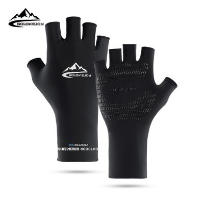 China GOLOVEJOY XG24 Unisex Outdoor Motorcycle Racing Glove Half Fingers Ice Protective Silk Ultralight Sun Golf Glove Recycling Glove for sale