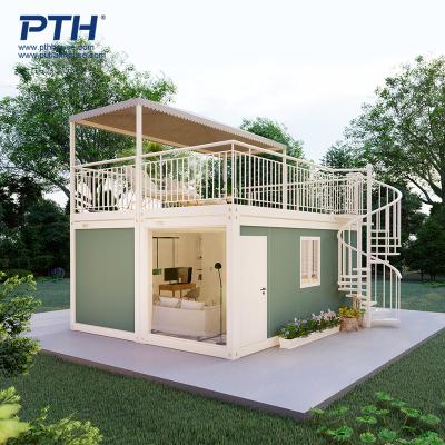 China 2022 New Design Living Container Home Headquarters Unique Style House Prefab House In Garden Modern for sale