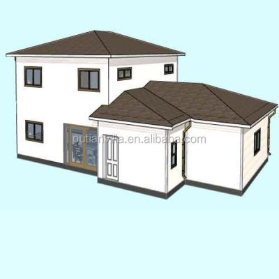 China Economical Prefab Luxury Light Steel Carport Villa For Living House In for sale