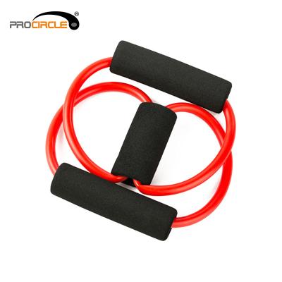 China Latex ProCircle Cross Shape Fitness X Resistance Band Tube Set for sale