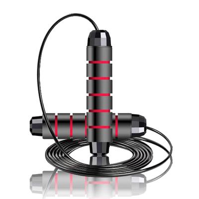 China Fast Speed ​​Adjustable Steel Jump Rope Workout with Foam Grips for sale