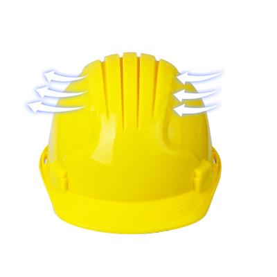 China New Arrival Ventilated PP Work Safety High Quality Helmet With Ventilation for sale