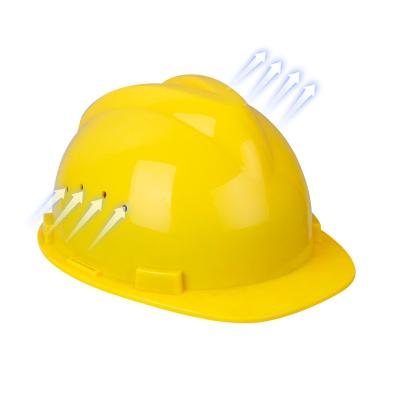 China Hot Sale V-Guard Ventilated Ratchet Suspension Hard Hat for sale