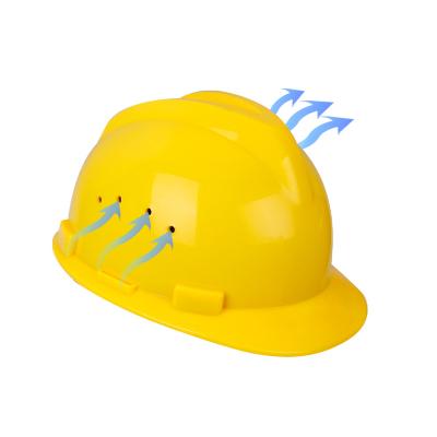 China Wholesale Vented Ratchet V Guard Industrial Safety Helmet For Work for sale