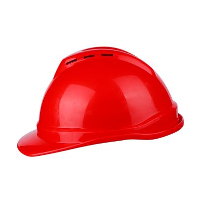 China Ventilated 4 Point Strong Durable Vented Top Heat Reducing Hard Hat For Outdoor for sale