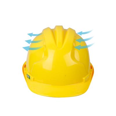 China ABS Material Ventilated Work Safety Helmet For Construction for sale