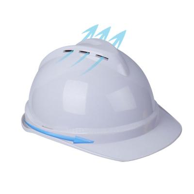 China White ABS Ventilation V Guard Work Safety Hard Hat For Construction for sale