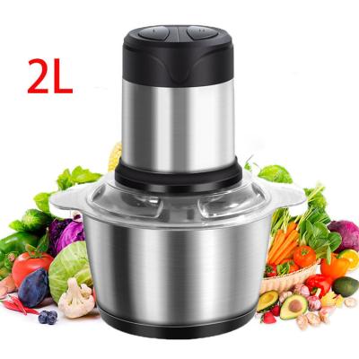 China Multifunctional Automatic Vegetable Chopper Mini Stainless Steel Electric Meat Vegetable Grinder Home Kitchen 2L 3L Household Chopper Sale Price for sale