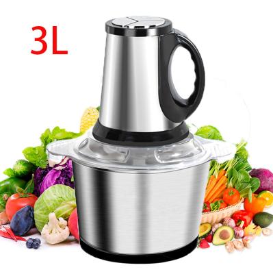 China For Sale Chopper Automatic 2L 3L Meat Chopper Food Grinders Cheap Stainless Steel Electric Grinder Household Home Kitchen Small Best for sale